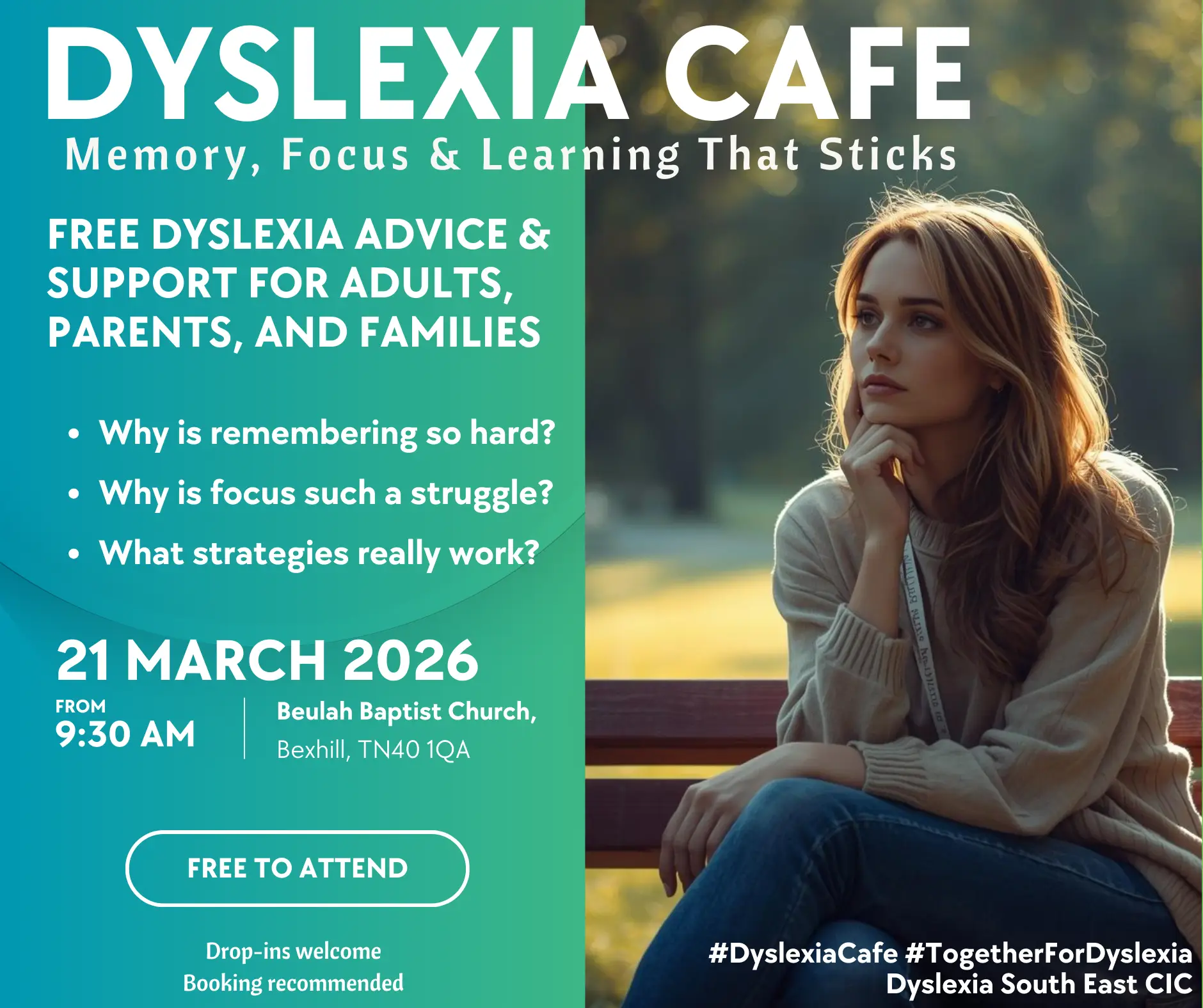 Dyslexia Cafe Bexhill - Free Dyslexia Advice and Support